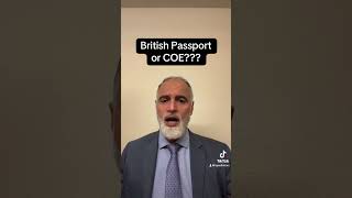 British Passport or COE Urdu [upl. by Yrrat]