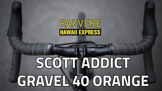 SCOTT ADDICT GRAVEL 40 ORANGE UNBOXINGASSEMBLING [upl. by Noda]