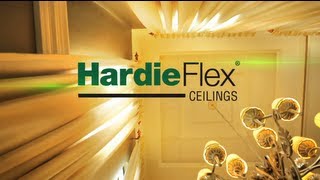 HardieFlex ceilings Installation Video [upl. by Anaeel7]