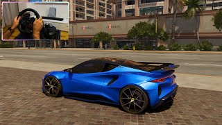 Lotus Emira Porche Killer  The CREW Motorfest  Logitech G29  Shifter Gameplay 4K 60fps HDR [upl. by Ahterod662]