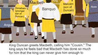 Macbeth  Act 1 Scene 4 Summary [upl. by Leslee]