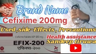 Cefixime 200mg TabletUsed SideEffectsDose Precautions Price in Nepal [upl. by Jock]