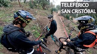 Mountain Bike Downhill con Teleférico en el Cerro San Cristóbal con los Chicos de Lonquimay [upl. by Keese]