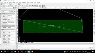 How to plot bearing and distance with autocad for surveyors [upl. by Ydnim]