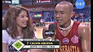 Calvin Abueva 20pts 11 rbs Leads SSC vs Ateneo 2011 PCCL Final Four [upl. by Kalvin733]