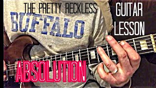 Absolution pretty reckless guitar lesson [upl. by Gustafsson]