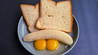 Just 2 Slices of Bread amp Eggs Better than Pizza Healthy Breakfast ideas Simple Recipes [upl. by Lydell]