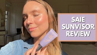 Saie Sunvisor Sunscreen Review  RANT [upl. by Idnil]