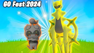 NEW MARSHADOW RELEASE IN POKEMON GO GO Fest Mythical Pokemon Release [upl. by Shaffer346]