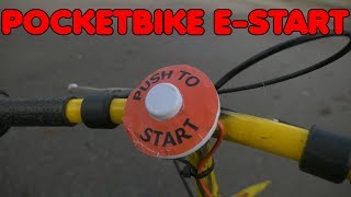 So startest du dein POCKETBIKE auf KNOPFDRUCK  EStart Anleitung [upl. by Bernarr]