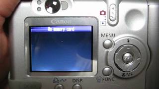 Canon A85 CCD Image Sensor Failure [upl. by Dde]