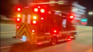 Lincolnwood Fire Department Ambulance 45 Responding [upl. by Assilen176]