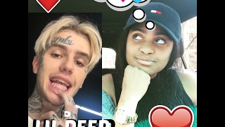 LIL PEEP FIRST TIME LISTENING TO HIS MUSIC REACTION SHE FELL IN LOVE WITH HIM [upl. by Day989]