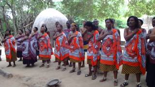 Afrique du Sud Décembre 2012  chant swazi 10  hymne afrique du sud [upl. by Linnie]