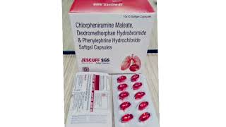 JESCUFF SGS Capsule Chlorpheniramine Maleate Dextromethorphan amp Phenylephrine Softgel Capsules [upl. by Aneeled82]