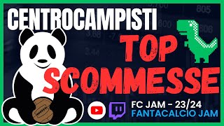 🔥⚽️ CENTROCAMPISTI  TOP SCOMMESSE 🎙️ FANTACALCIO 2324 [upl. by Odnanref]