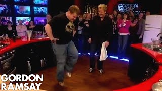 James Corden Does an Irish Dance  Gordon Ramsay [upl. by Vanessa]