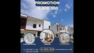 Duplex de Bingerville  Réduction de 5000000 FCFA [upl. by Liatrice]