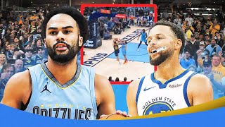 Stephen Curry Gets Blocked by 58quot Jacob Gilyard 🤯 nba stephencurry [upl. by Laufer]