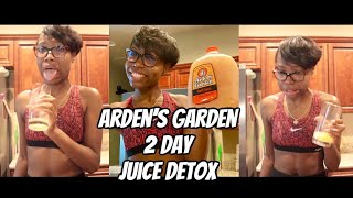 Real Results Arden Garden 2 day Juice Detox NO FOOD  Love Belk [upl. by Neeroc]