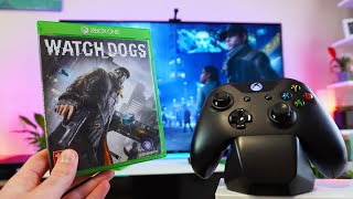 Testing Watch Dogs On The XBOX ONE POV Gameplay Test Unboxing First Impression [upl. by Terrel]