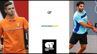 Timo Stodder vs Benjamin Hassan  Challenger Augsburg QF [upl. by Rowan]