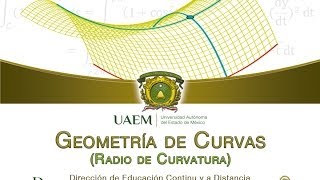 Geometría de Curvas Radio de Curvatura [upl. by Ashraf]