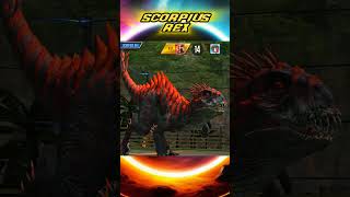 SCORPIUS REX Movimientos De Batalla JURASSIC WORLD THE GAME [upl. by Catina]