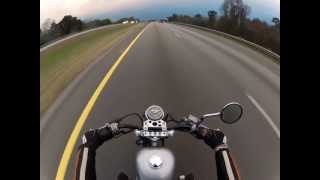 Honda Rebel bobber freeway Ride [upl. by Ahsemik]