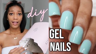 DIY Gel Nails how to do gel nails at home [upl. by Trina706]