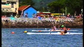 World Sprints Samoa 1994 Molokai Hoe 1993 Nationals Lake Pupuke 1993 [upl. by Tremann]