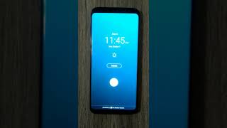 Samsung S8 alarm with Bixby self brief about weather news time [upl. by Sido]