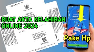 Cara Membuat Akta Kelahiran Online 2024 [upl. by Markson415]