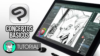 Clip Studio Paint  Tutorial Inicial  Conceptos básicos [upl. by Nileak898]