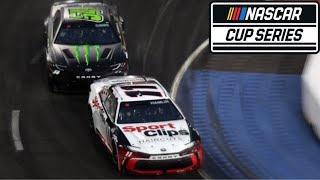 Gibbs Comes Close Too Victory At LA  NASCAR LA Coliseum 2024 Clash [upl. by Kcirevam]