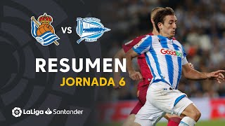 Resumen de Real Sociedad vs Deportivo Alavés 30 [upl. by Talie]