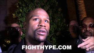 FLOYD MAYWEATHER SAYS ADRIEN BRONER SHOULDVE RESTED AFTER WEIGHIN INSTEAD OF HANGING AT HIS GYM [upl. by Yim]