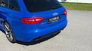 Audi RS4 Avant Nogaro Edition w Armytrix CatBack Exhaust  Revs amp Acceleration [upl. by Enelad662]