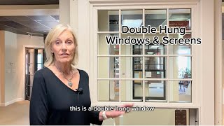 Double Hung Windows amp Screens [upl. by Annaoj]