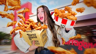 KFC VS TARRAGONA😱  ¿QUIÉN PREPARA EL MEJOR POLLO FRITO 🍗🤔 [upl. by Novahc]