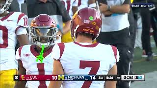 Will Johnson Pick Six Against USC🤯 [upl. by Rehotsirk147]