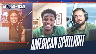 American Spotlight  Tulane Defensive Back Rayshawn Pleasant [upl. by Alimat]