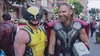 San Diego streets alive with thousands of fans for ComicCon weekend [upl. by Aleakam]