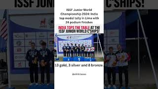 ISSF Junior World Championship 2024 India top medal tally in Lima with 2413 g3s8bissfworldcup [upl. by Macdougall]