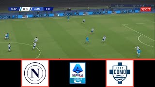 NAPOLI VS COMO  SERIE A 20242025  FOOTBALL LIFE 2024 [upl. by Enoitna184]