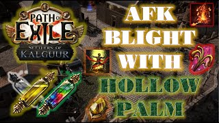 POE 325 1 DIV Build  AFK 1 Button Blight T16  Hollow Palm Never felt better [upl. by Nugent486]