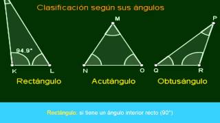 Clasificación de los triángulos según sus lados y sus ángulos [upl. by Nelle385]