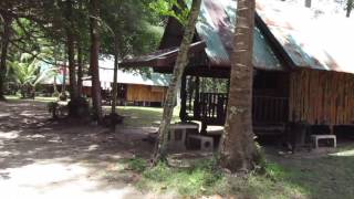 Tiau Thai  KP Huts Bungalows auf Koh Chang  Klong Prao Beach [upl. by Ruperto520]