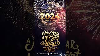 2024 Happy New Year GIF Video for WhatsApp Status 2024 happynewyear shorts happynewyear2024 [upl. by Khalid]