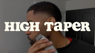 selfcut high taper fade [upl. by Herrle]